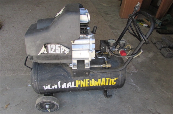 CENTRAL PNEUMATIC 2 HP AIR COMPRESSOR