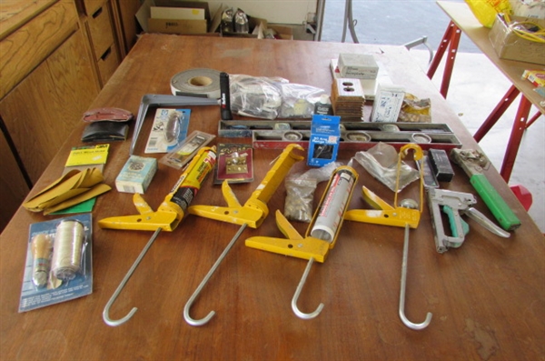 ASSORTED HOUSEHOLD AND SHOP TOOLS & MORE