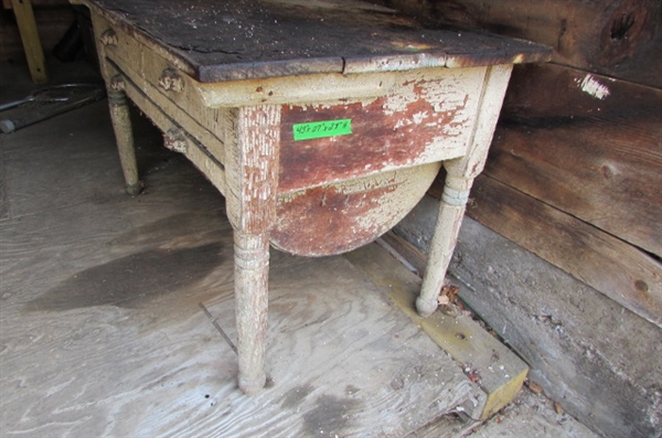 ANTIQUE POSSUM BELLY CABINET