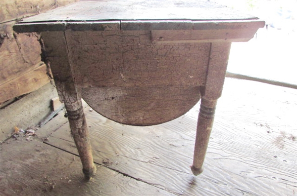 ANTIQUE POSSUM BELLY CABINET