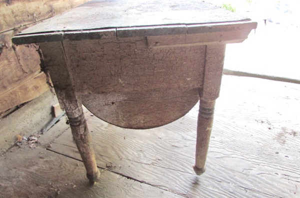 ANTIQUE POSSUM BELLY CABINET