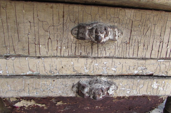 ANTIQUE POSSUM BELLY CABINET