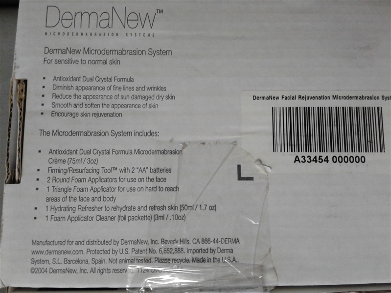 DermaNew Microdermabrasion System