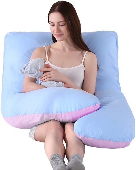 U Shaped Maternity Body Pillow With Cotton Cover