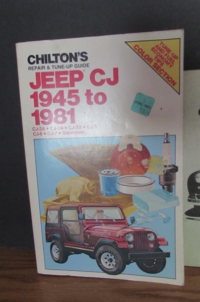JEEP CHILTON MANUAL & 2 CHEVY BOOKLETS