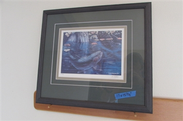 LIMITED EDITION TROUT PRINT - VIC ERICKSON 87