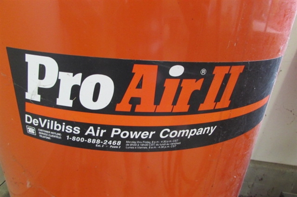 PRO AIR II DeVILBISS 80 GALLON 6.5 HP AIR COMPRESSOR
