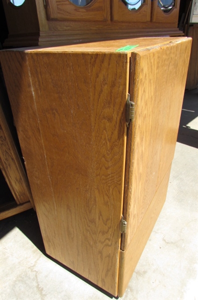 SMALL HANDCRAFTED WOODEN CABINET WITH DRAWER *LOCATED AT THE PAYNE LANE ESTATE*
