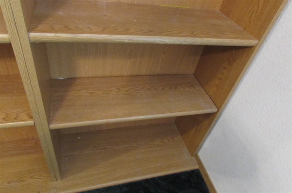5-SHELF BOOKCASE WITH WIDE BASE *LOCATED AT MONTAGUE ESTATE*
