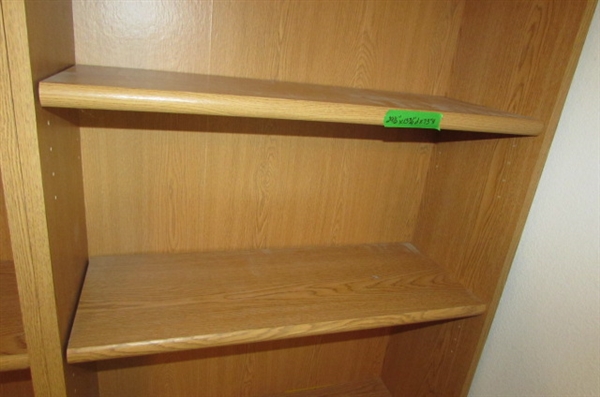 5-SHELF BOOKCASE WITH WIDE BASE *LOCATED AT MONTAGUE ESTATE*