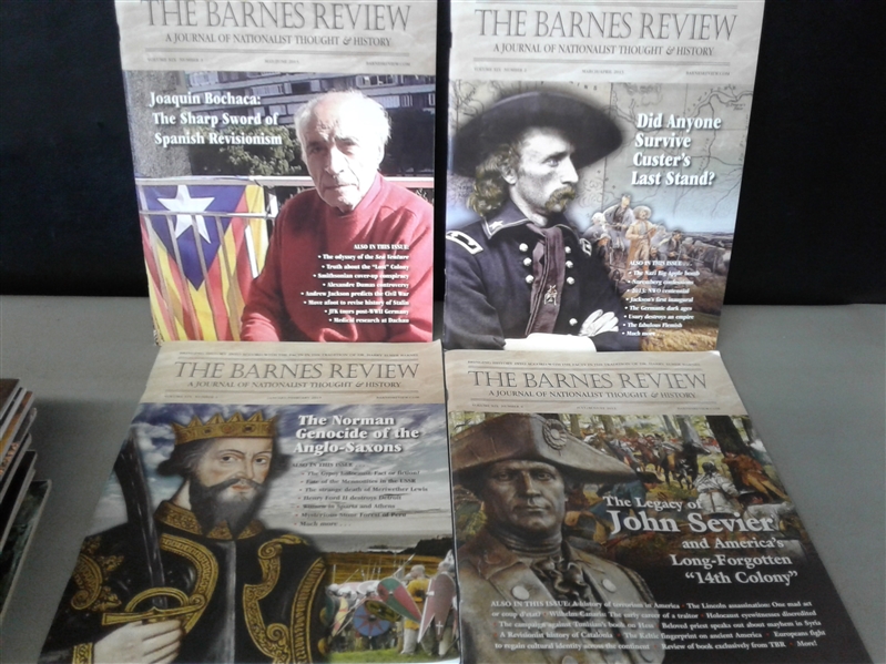 Magazines: The Barnes Review- A Journal of Nationalist Thought & History 25 Issues