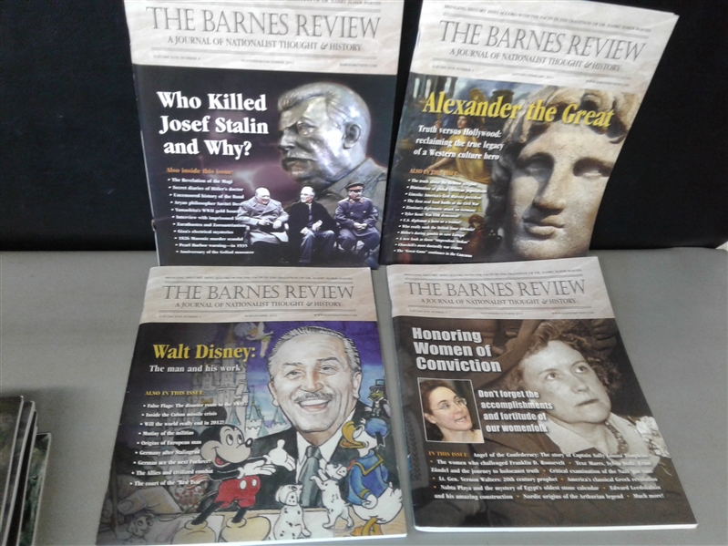 Magazines: The Barnes Review- A Journal of Nationalist Thought & History 25 Issues