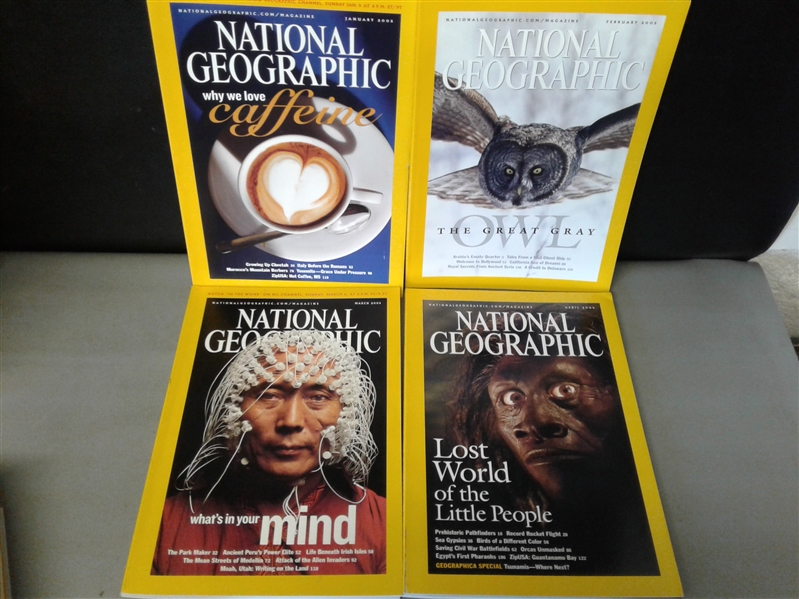 Magazines: National Geographic 2005