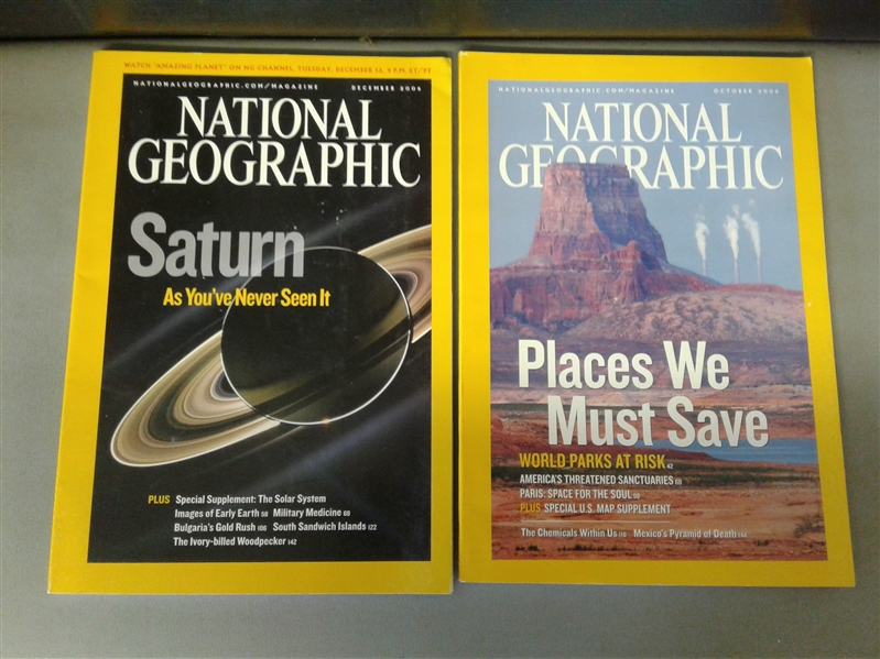 Lot Detail - Magazines: National Geographic 2006