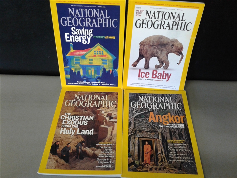 Magazines: National Geographic 2009 & 2016