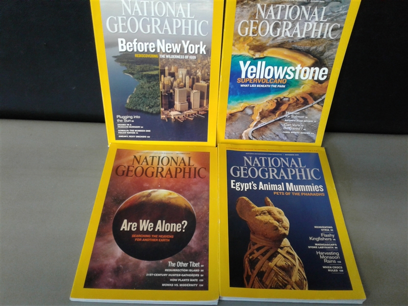 Lot Detail - Magazines: National Geographic 2009 & 2016