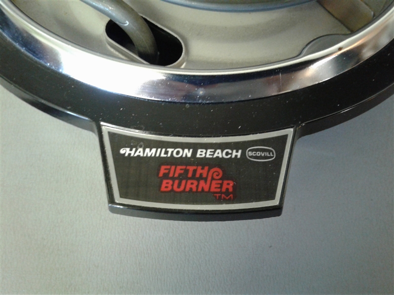 TOASTMASTER WAFFLE IRON & HAMILTON BEACH 5TH BURNER