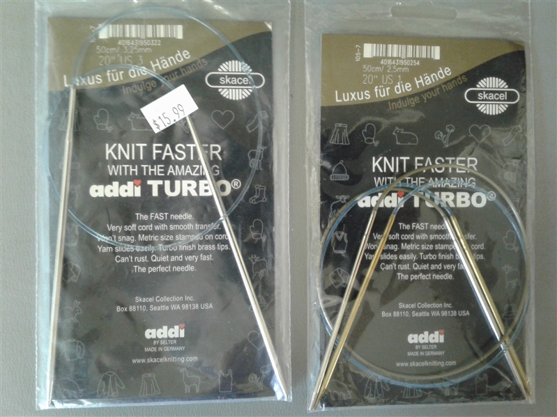 Addi Turbo and Addi Turbo Lace Circular Knitting Needles