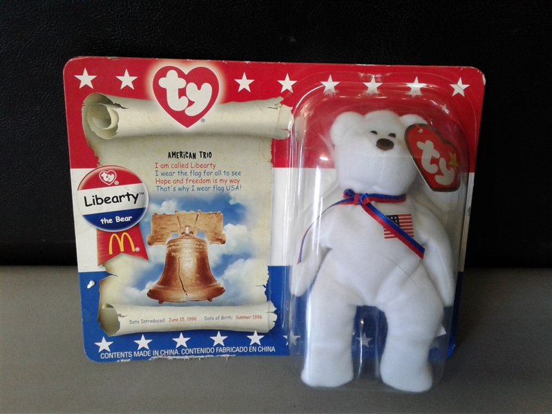 Retired McDonald's Edition TY Beanie Baby Libearty