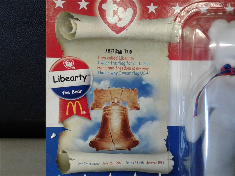 Retired McDonald's Edition TY Beanie Baby Libearty