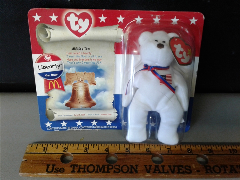 Retired McDonald's Edition TY Beanie Baby Libearty