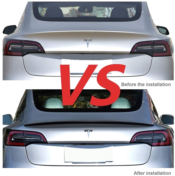  SUMK Model 3 Performance Real Carbon Fiber Spoiler for Tesla Model 3 2017-2020