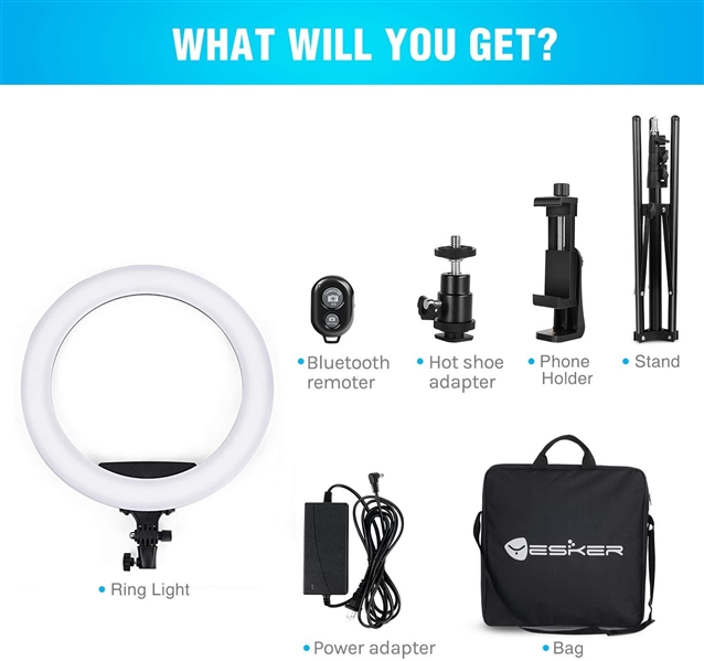  Ring Light 18 Inch 65W LED Kit 