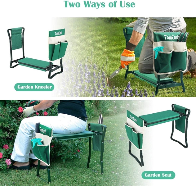  TomCare Garden Kneeler Seat Garden Bench