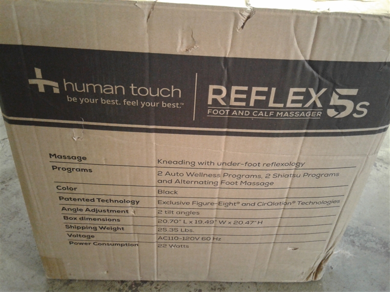  Human Touch Reflex5s Foot and Calf Massager