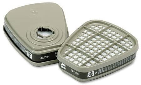  3M 6001 Organic Vapor Cartridge for Respirator 6-PAIR