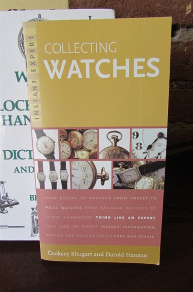 6 BOOKS ON CLOCKS & WATCHES