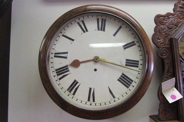 ANTIQUE ENGLISH ELLIOT GALLERY CLOCK - TIME ONLY (74)