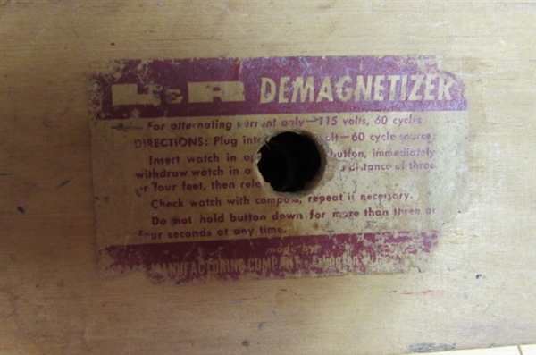 HOLE CLOSING PUNCH SET, STAKING TOOLS? & DEMAGNETIZER