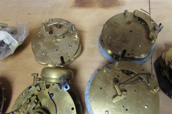 SHIPS BELL CLOCK MOVEMENTS FOR PARTS/REPAIR