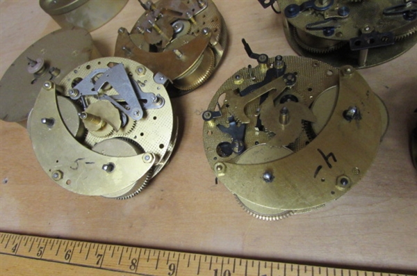 SHIPS BELL CLOCK MOVEMENTS FOR PARTS/REPAIR