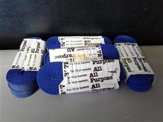 All Purpose Laces 72" 5 Pair- Blue