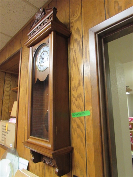 WESTMINSTER CHIME WALL CLOCK - TIME/STRIKE/CHIME