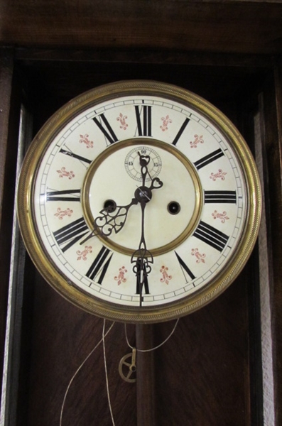 WEIGHT DRIVEN WALL CLOCK FOR PARTS/REPAIR
