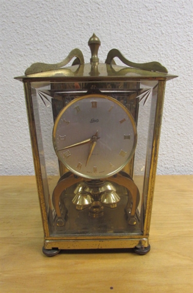 GOLDEN HOUR CLOCK & 2 GERMAN SCHATZ SHELF CLOCKS FOR PARTS/REPAIR