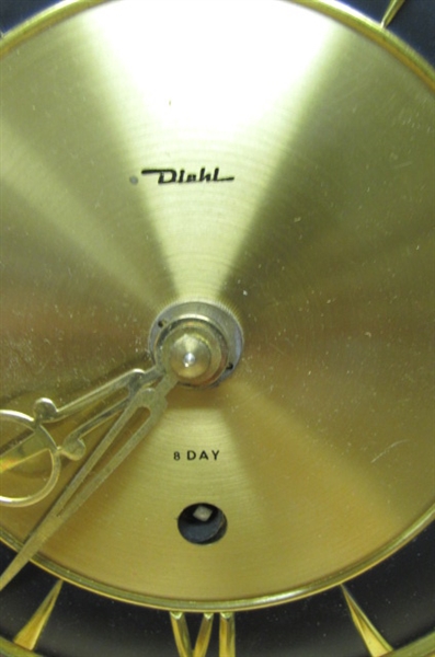 DIEHL 8-DAY WALL CLOCK FOR PARTS/REPAIR