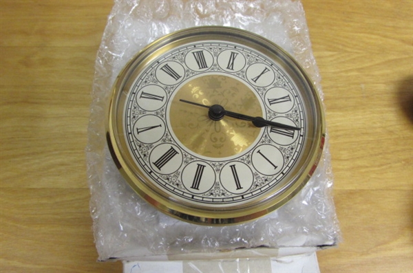 BATTERY POWERED CLOCKS, PARTS & PIECES FOR PARTS/REPAIR