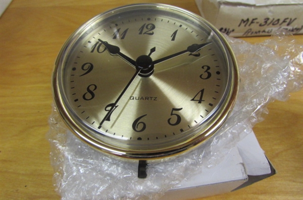 BATTERY POWERED CLOCKS, PARTS & PIECES FOR PARTS/REPAIR