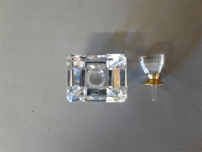 Set of 3 Crystal Perfume Bottles