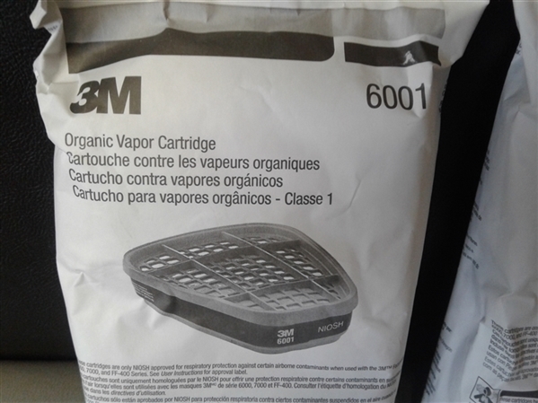  3M 6001 Organic Vapor Cartridge for Respirator 6-PAIR