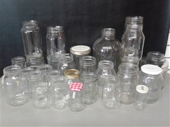 Large Various Jar Lot