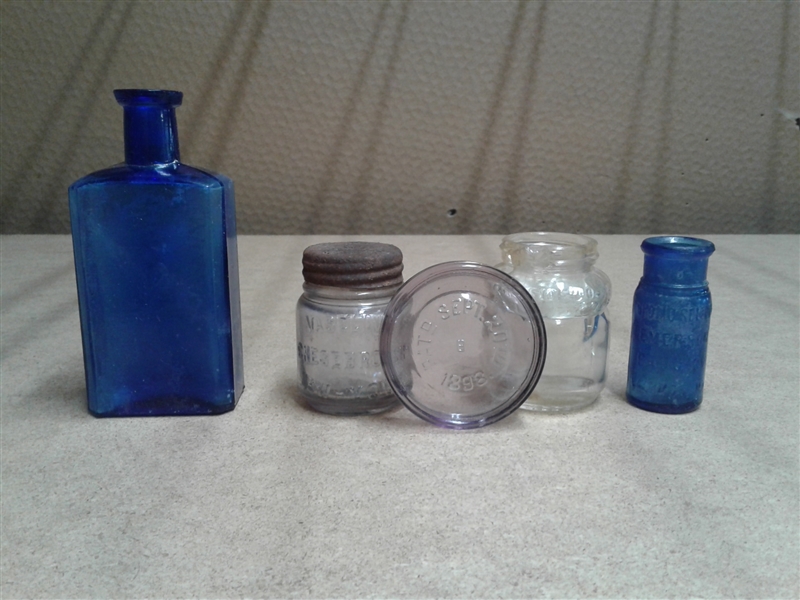 Vintage/Antique Glass Bottles- Waldorf Cafe, Etna Brewery, etc