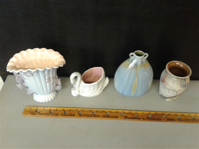Set of 4 Unique Vases
