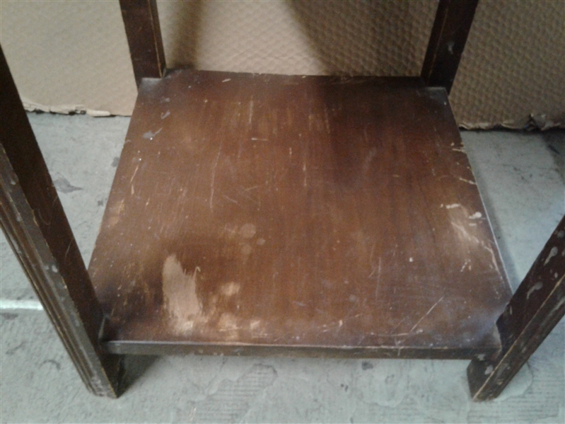 Small Brown Side Table 