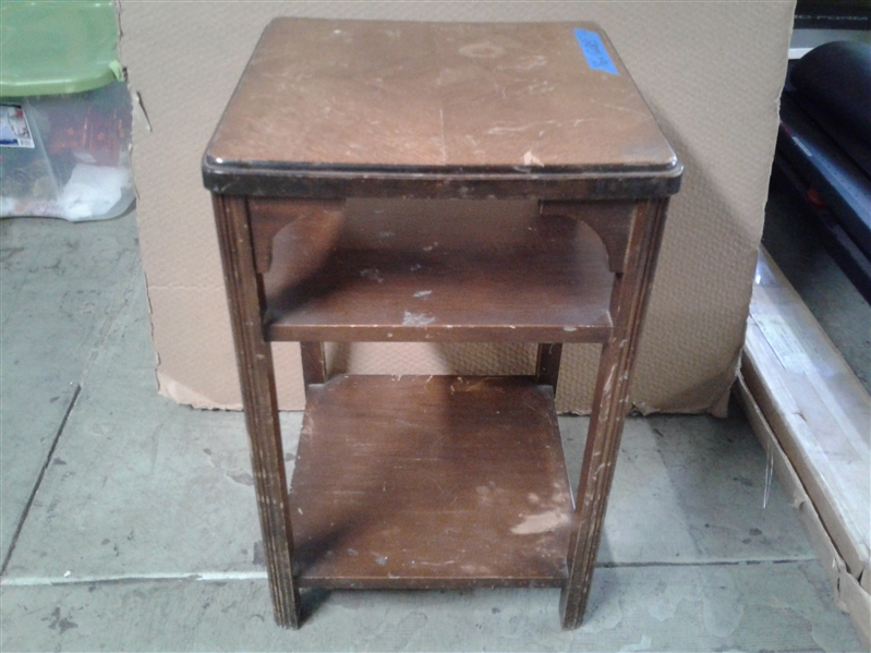 Small Brown Side Table 