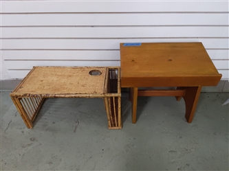 Bamboo Tray and Childrens Desk